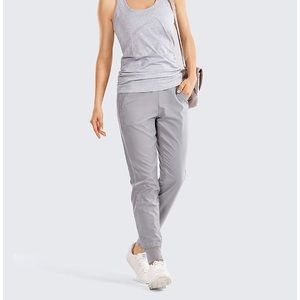CRZ YOGA Women Athletic Joggers with Elastic Waist